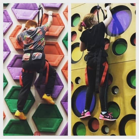 Day 2 - shopping, clip n climb and tea out!
