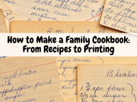 How to Make a Family Cookbook From Recipes to Printing