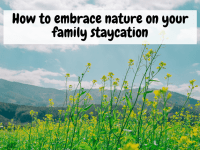 How to embrace nature on your family staycation