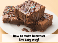 How to make brownies the easy way