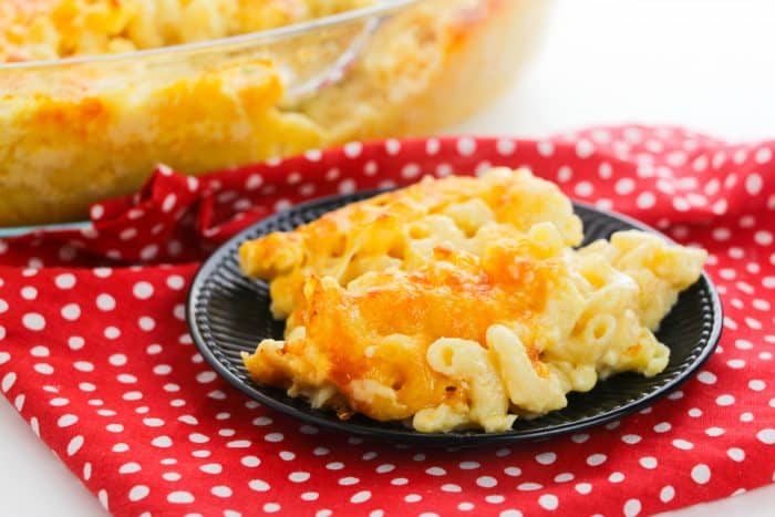 Homemade macaroni cheese